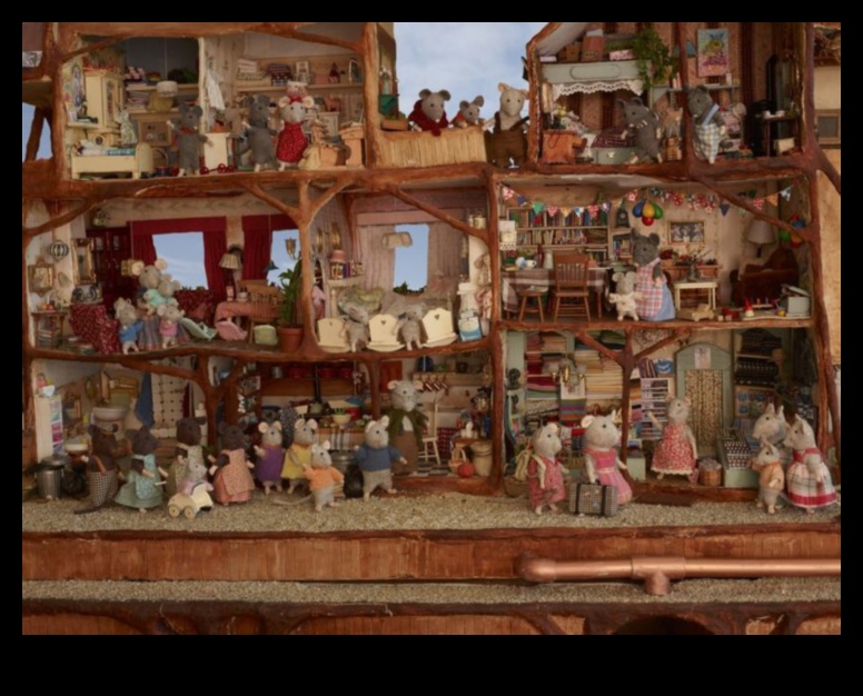 Mouse Manor: DIY Miniature Σπίτια για Μικρά Τρωκτικά