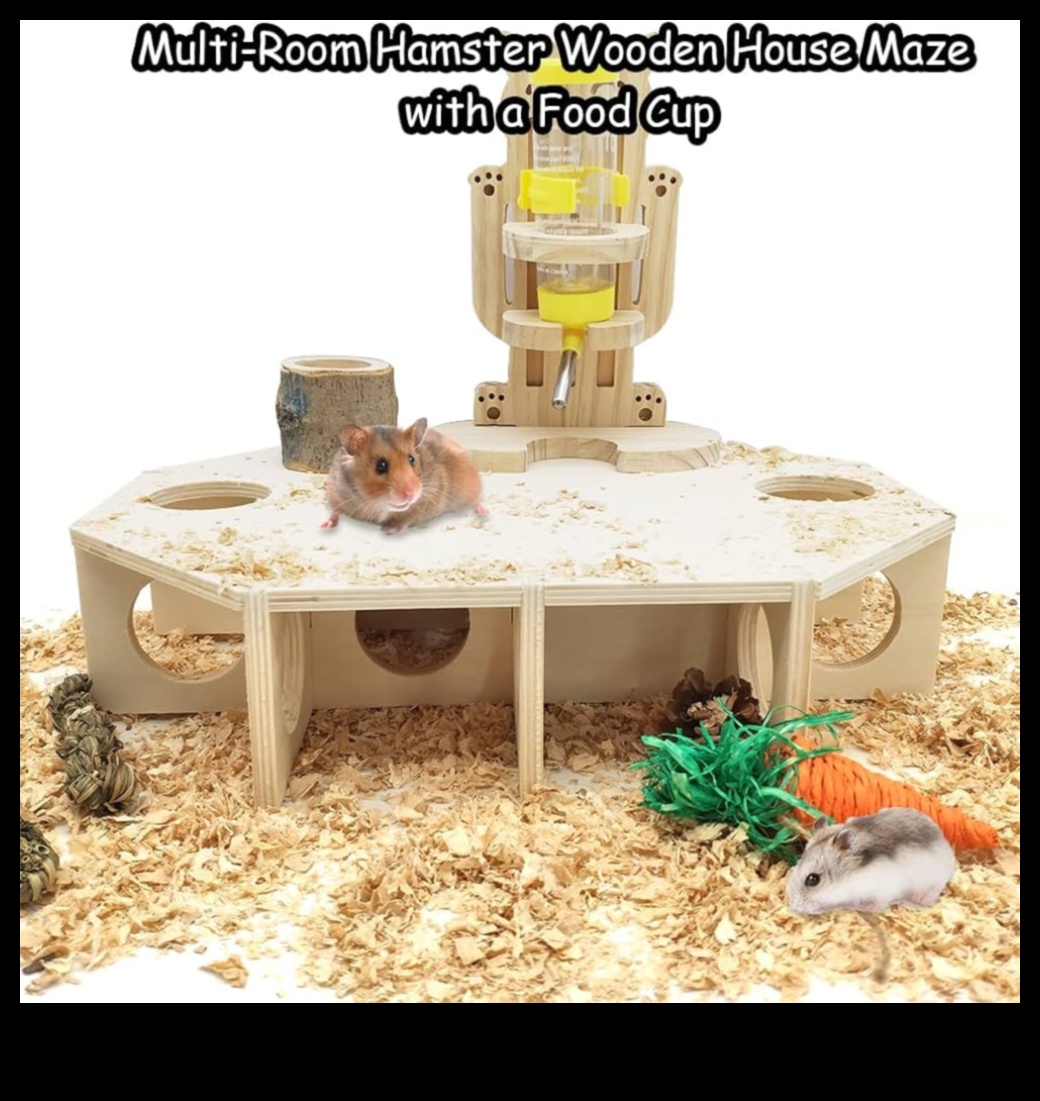 Χάμστερ Hideouts Συνέχεια: Καινοτόμες ιδέες ένθεσης για πρόσθετη άνεση