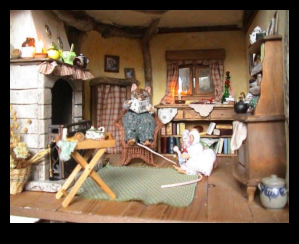 Mouse Manor: DIY Miniature Σπίτια για Μικρά Τρωκτικά